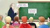 Cartoon: Söder-Kreide (small) by Harm Bengen tagged kreide,söder,gefressen,csu,schule,schüler,lehrer,tafel,harm,bengen,cartoon,karikatur