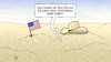 Cartoon: Sojabohnen (small) by Harm Bengen tagged zölle,zoll,usa,china,sojabohnen,amerikanische,farmer,handelsstreit,harm,bengen,cartoon,karikatur