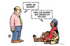 Cartoon: Sorgen um den DAX (small) by Harm Bengen tagged börse,kurse,absturz,talfahrt,dax,krise,wirtschaft,hunger,leiden,afrika,ostafrika,somalia,kenia,hungersnot