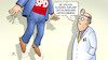 Cartoon: SPD-Aufwind (small) by Harm Bengen tagged aufwind,auftrieb,umfragen,blähungen,arzt,jubel,freude,spd,kanzlerkandidat,martin,schulz,harm,bengen,cartoon,karikatur
