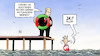 Cartoon: SPD und RRG (small) by Harm Bengen tagged rot,grüne,spd,linke,linkspartei,rettungsring,ertrinken,steg,harm,bengen,cartoon,karikatur