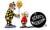 Cartoon: Steuersenkung vs. Staatsverschul (small) by Harm Bengen tagged steuersenkung entlastung steuerentlastung staatsverschuldung staatsschulden steuer senkung verschuldung schulden clown ballon luftballon kind kugel gefangen gebunden koalition bundesregierung merkel