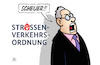 Cartoon: StVO-Chaos (small) by Harm Bengen tagged stvo,chaos,anarchie,anarchismus,bussgeld,strafen,formfehler,strassenverkehrsordnung,graffiti,schreien,scheuer,verkehrsminister,harm,bengen,cartoon,karikatur