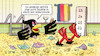 Cartoon: Tabaksteuer (small) by Harm Bengen tagged zigarre,erlös,tabaksteuer,bundesadler,adler,geld,schwimmbad,fiskus,harm,bengen,cartoon,karikatur