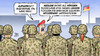 Cartoon: Tagesbefehl (small) by Harm Bengen tagged tagesbefehl,kinder,kitas,backen,plaetzchen,basar,waffensysteme,kritik,geld,wehretat,bundeswehr,material,kaputt,von,der,leyen,bundesregierung,verteidigungsministerin,verteidigungsministerium,harm,bengen,cartoon,karikatur