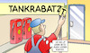 Cartoon: Tankrabatt-Ende (small) by Harm Bengen tagged tankrabatz,tankrabatt,ende,tankstelle,tankwart,harm,bengen,cartoon,karikatur