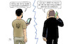 Cartoon: Taurus-Dilemma (small) by Harm Bengen tagged taurus,dilemma,marschflugkörper,ringtausch,scholz,selenskyj,telefon,handy,hintertür,krieg,ukraine,russland,harm,bengen,cartoon,karikatur