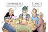 Cartoon: Taurus-Experten (small) by Harm Bengen tagged taurus,expertenrunde,handys,stammtisch,russland,spionage,abhören,krieg,harm,bengen,cartoon,karikatur