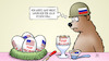 Cartoon: Top-Secret-Leaks (small) by Harm Bengen tagged top,secret,leaks,ostern,ostereier,osternest,essen,baer,krieg,ukraine,russland,harm,bengen,cartoon,karikatur