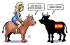 Cartoon: Torero-Wahl (small) by Harm Bengen tagged torero,wahl,spanien,europa,stier,harm,bengen,cartoon,karikatur