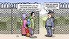 Cartoon: Transit oder Einreise - Version2 (small) by Harm Bengen tagged transitzone,einreisezentrum,namen,donnerstag,lager,spd,cdu,csu,groko,polizei,bundespolizei,flüchtlinge,flucht,grenze,asyl,harm,bengen,cartoon,karikatur