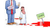 Cartoon: Trump-Khashoggi-Jemen (small) by Harm Bengen tagged khashoggi,trump,sanktionen,jemen,krieg,kronprinz,salman,waffenexportstopp,waffenhandel,tod,tot,istanbul,konsulat,botschaft,türkei,saudi,arabien,mord,harm,bengen,cartoon,karikatur