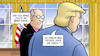 Cartoon: Trump und Dow Jones (small) by Harm Bengen tagged trump,dow,jones,kratzen,image,usa,börse,crash,mistkerl,oval,office,harm,bengen,cartoon,karikatur