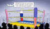 Cartoon: Ukraine-Boxen (small) by Harm Bengen tagged ukraine,boxen,boxring,usa,russland,lawrow,blinken,harm,bengen,cartoon,karikatur