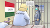 Cartoon: Ungarn-Quarantäne (small) by Harm Bengen tagged ungarn,quarantäne,demokratie,knast,gefängnis,corona,coronavirus,ansteckung,pandemie,epidemie,krankheit,schaden,harm,bengen,cartoon,karikatur