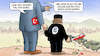 Cartoon: US-Abzug Nordsyrien (small) by Harm Bengen tagged usa,abzug,nordsyrien,yankees,winken,krieg,islamischer,staat,is,kurden,rojava,geschlagen,besiegt,erdogan,türkei,einmarsch,invasion,harm,bengen,cartoon,karikatur