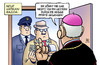 Cartoon: Vatikan-Razzia (small) by Harm Bengen tagged neue,vatikan,razzia,glaubenskongregation,kardinal,müller,heilige,pforte,rom,petersdom,italien,polizei,unterschlagung,harm,bengen,cartoon,karikatur