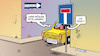 Cartoon: Verkehr-Klima-Kommission (small) by Harm Bengen tagged klimaschutz,kommission,verkehrsbereich,wenden,navi,co2,nox,sackgasse,einbahnstrasse,kfz,auto,umweltschutz,harm,bengen,cartoon,karikatur