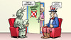 Cartoon: Verwandte (small) by Harm Bengen tagged krankenschwester,kreisssaal,geburt,ende,wahlkampf,usa,clinton,trump,präsidentschaft,freiheitsstatue,uncle,sam,harm,bengen,cartoon,karikatur