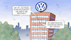 Cartoon: VfL-Relegation (small) by Harm Bengen tagged vfl,wolfsburg,relegation,fussball,bundesliga,vw,schiedsrichter,abschaltautomatik,abgasskandal,harm,bengen,cartoon,karikatur