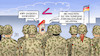 Cartoon: Von der Leyen-Schelte (small) by Harm Bengen tagged von,der,leyen,schelte,kritik,verteidigungsministerin,bumerang,führungsschwäche,bundeswehr,soldaten,harm,bengen,cartoon,karikatur