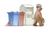 Cartoon: Wegwerf-Agenten (small) by Harm Bengen tagged papier,glas,wegwerfagenten,agenten,russland,baer,müll,bombenanschläge,gru,geheimdienst,harm,bengen,cartoon,karikatur