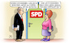Cartoon: Weiter Doppelspitze (small) by Harm Bengen tagged esken,klingbeil,spd,parteitag,dezember,doppelspitze,harm,bengen,cartoon,karikatur