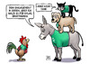 Cartoon: Werder-Krise (small) by Harm Bengen tagged werder,fussball,bundesliga,bremen,bremer,stadtmusikanten,esel,hund,katze,hahn,selbstmordattentäter,krise,engagement,harm,bengen,cartoon,karikatur