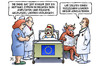 Cartoon: Wunderheiler (small) by Harm Bengen tagged wunderheiler,russischer,russland,krankenhaus,arzt,krankenbett,stier,bank,anleger,zypern,eu,europa,kleinsparer,abgabe,raub,erpressung,bankschalter,kunde,hilfspaket,schulden,kredite,rettungsschirm,troika,harm,bengen,cartoon,karikatur