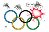 Cartoon: Zika-Virus (small) by Harm Bengen tagged zika,virus,tigermücke,brasilien,olympiade,who,schwangerschaft,harm,bengen,cartoon,karikatur