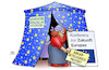 Cartoon: Zukunft Europas (small) by Harm Bengen tagged bürgerbeteiligungsprojekt,eu,europa,zukunft,wahrsagerin,harm,bengen,cartoon,karikatur