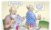 Cartoon: Zweite Rente (small) by Harm Bengen tagged zweite,rente,unter,900,dankbar,armut,susemil,harm,bengen,cartoon,karikatur