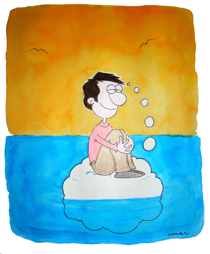 Cartoon: Dreams (medium) by cizofreni tagged dream,hayal,umut,hope