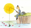 Cartoon: Fisherman (small) by cizofreni tagged fisherman,balikci,olta,ask,love,nature,doga,tabiat