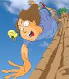 Cartoon: Caida (small) by LeMommio tagged caida