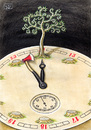 Cartoon: Time-3 (small) by vladan tagged clock,tree