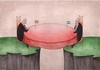 Cartoon: dialogu (small) by caferli tagged politics