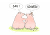 Cartoon: schweine (small) by constanze tagged schweine