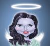 Cartoon: Miranda Kerr (small) by markdraws tagged miranda,kerr,model,supermodel,sexy,angel,victorias,secret,humor,caricature,illustration,photoshop,painter,paint,digital,painting