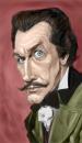 Cartoon: Vincent Price (small) by markdraws tagged horror,actor,movie,start,hollywood,caricature,photoshop,painting,paint,digital,art,brush,vincent,price,roger,corman