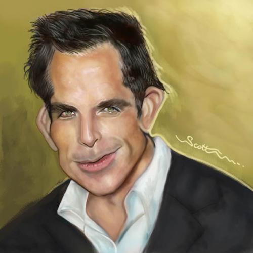 Cartoon: Ben Stiller (medium) by jonesmac2006 tagged caricature