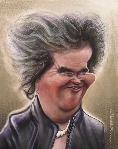 Cartoon: Boyle (medium) by jonesmac2006 tagged susan,boyle