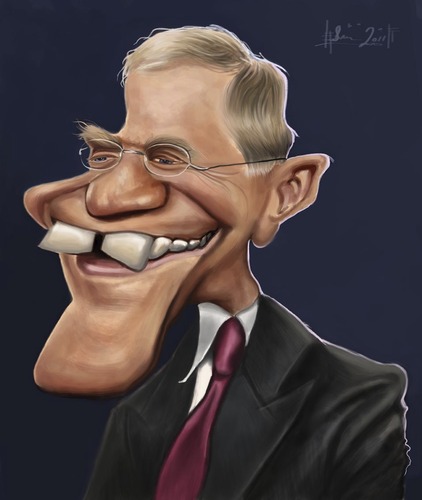 Cartoon: David Letterman (medium) by jonesmac2006 tagged david,letterman