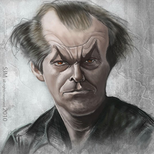 Cartoon: Jack (medium) by jonesmac2006 tagged jack,nicholson,caricature