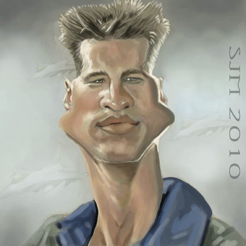 Cartoon: Kilmer (medium) by jonesmac2006 tagged caricature