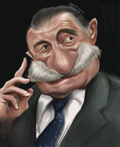 Cartoon: Mario Benedetti (medium) by jonesmac2006 tagged mario,benedetti,caricature