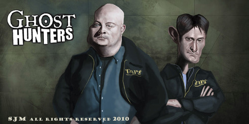 Cartoon: TAPS Ghost hunters (medium) by jonesmac2006 tagged caricature