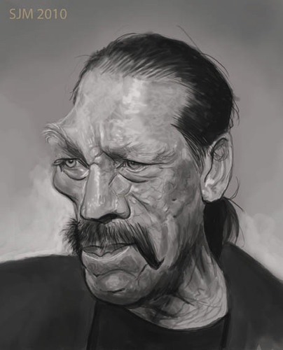 Cartoon: Trejo (medium) by jonesmac2006 tagged caricature,trejo