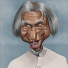 Cartoon: Abdul Kalam (small) by jonesmac2006 tagged abdul,kalam,caricature,cartoon