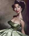 Cartoon: Elizabeth Taylor (small) by jonesmac2006 tagged caricature